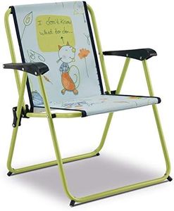Solenny Silla Plegable Infantil Jardín o Playa Acolchada 42x40x52 cm y Divertido Diseño Infantil