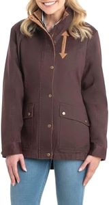 Legendary Whitetails Women's Standard Saddle Country Shirt Jacket, Rusty Maroon, Medium