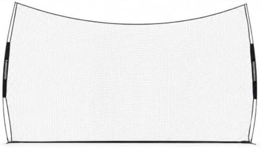CRANKSHOOTER Lacrosse Backstop - Pop-Up Backstop for Training and Practice - Heavy Duty Training Equipment - 21' x 11' Collapsible Barrier Wall - Easy Setup & Take Down - Includes Travel Case