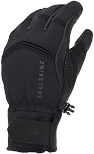 SEALSKINZ Unisex Waterproof Extreme Cold Weather Glove, Black, X-Large