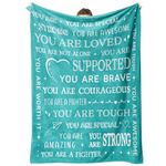 Gifts for Women or Men - Get Well Soon Blanket, Feel Better After Surgery Gifts for Sick Women, Thinking of You Gifts, Inspirational Gifts Blanket for Friend Sister, Sympathy Gifts for Her Him