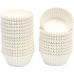 Gcardist Large Size White Cupcake Liners 200-Count Muffin Liners Food Grade Jumbo Baking Cups Paper No Smells (Large Size)