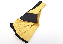 starlingukpk Quality Genuine DeerSkin Archery Bow Gloves Shooting Gloves.Long Bow Gloves. Bow Hand Protector. Right Hand (Large)