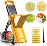 All in 1 Upgraded Version Safe Mandoline Slicer for Kitchen, Veggie Slicer