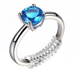 14 Pcs Ring Size Adjuster For Loose Rings,Ring Resizer for Ring Adjuster Smaller with Polishing Cloth,Invisible Ring Size Adjuster Set, Ring Spacer,Ring Sizer UK.