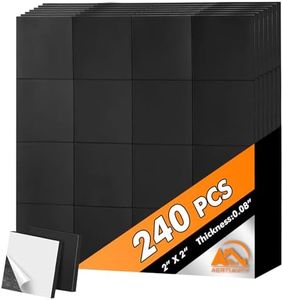 Aertiavty Magnetic Squares with Adhesive Backing, 240 Pcs 2" Fridge Magnets, Magnetic Strips with Adhesive Backing, 80 Mil Magnet Sheets for Whiteboard, Refrigerator, Crafts, Easy Peel and Stick