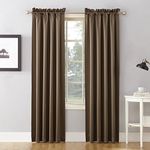 Sun Zero Barrow Energy Efficient Rod Pocket Curtain Panel Pair 54" x 84"