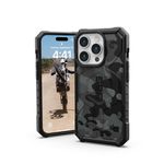 URBAN ARMOR GEAR UAG Case Compatible with iPhone 15 Pro Case 6.1" Pathfinder SE Midnight Camo Built-in Magnet Compatible with MagSafe Charging Rugged Military Grade Drop Tested Protective Cover