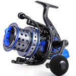 Sougayilang Spinning Reels 10000 Series Surf Fishing Reels, Ultra Smooth Powerful with CNC Aluminum Spool for Saltwater Freshwater- SFL10000