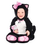 amscan 997543 Child Girls Itty Bitty Kitty Costume (12-18m)