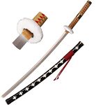 KOGUMA Katana One Piece Wooden Trafalgar Law Sword Cosplay With Scabbard Replica Props 100cm