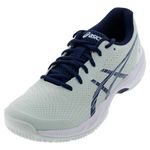 ASICS Women's GEL-GAME 9 Tennis Shoes, 8, PALE MINT/BLUE EXPANSE