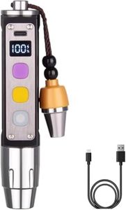 LED Three Switches Three Light Sources Jade Identification Flashlight, New Multifunctional Gemstone Mineral Detection Light, White Light, Yellow Light, and 365nm Ultraviolet Query Mini Light.