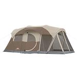 Coleman WeatherMaster 6-Person Tent with Screen Room,Brown