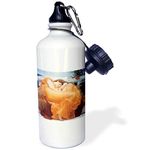 3dRose Flaming June by Lord Frederic Leighton-Sports Water Bottle, 21oz (wb_130166_1), Aluminum, White