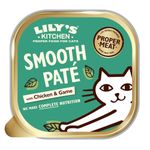 Lily's Kitchen Natural Adult Wet Cat Food Trays - Hunter's Hotpot Chicken & Game Smooth Paté - Complete Grain-Free Recipes (19 Trays x 85g)