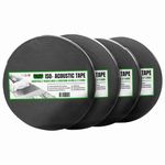 Walther Strong Acoustic Joist Tape – Soundproofing Resilient EN Standard Specialist Tape for Joist Systems, Vibration Control & Noise Reduction for Floors, Home Theaters, and Apartments (95MM X 25M)