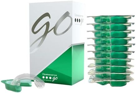 Opalescence Go 15- Prefilled Teeth Whitening Trays Kit - 15% Hydrogen Peroxide - (10 Treatments) Dentist Recomended - Made by Ultradent Products. Teeth Whitening Kit -Mint - 5194-1