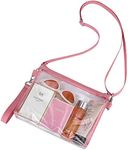 Bagenius Clear Purse Stadium Approved Clear Bag with Removable Straps for Work Sporting Events and Concert