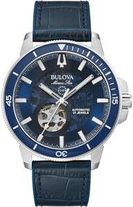 Bulova Automatic Watch 96A291, Blue, strap