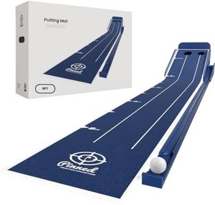 Pinned The Roller Putting Mat - 9 ft Putting Green - Navy
