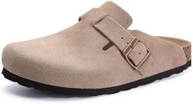 Asgard Women's Suede Clogs Leather 