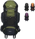 TETON 55L Scout Internal Frame Backpack for Hiking, Camping, Backpacking, Rain Cover Included