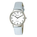 Ravel - Women's Pastel Coloured Everyday Watch (36mm case) - Analogue Quartz - R0137.06.1 - Sky Blue/Silver Tone