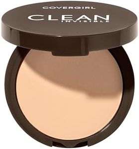 COVERGIRL - Clean Invisible Pressed Powder, Lightweight, Breathable, Vegan Formula, Talc- and fragrance-free - Classic Ivory - 110