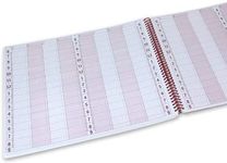 Portage Business Appointment Book and Daily Planner – Undated Appointment Book 22-23, Hourly Planner in 15 Minute Intervals, Durable With Extra Thick Cover, Spiral Bound With Rounded Pages – 41 x 35 cm, 8 Column, 200 Pages (100 Sheets)