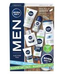 NIVEA MEN Feel Fully Sensitive Skincare Collection Bumper Gift Pack, with Shower Gel, Anti-Perspirant, Face Wash, Shaving Foam, Post Shave Balm and Moisturisers