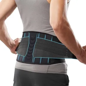 Comforband Copper-Infused Back Support Brace – Lightweight, Breathable Lumbar Belt with 6 Flexible Nylon Stays and Dual Adjustable Straps for Lower Back Pain Relief, Muscle Spasms, Strains, Arthritis, and Sciatica – Suitable for Men and Women (X-Large)
