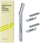 Leaf Shave | The Leaf Dermaplaner, Chrome - All-Metal, Reusable Dermaplaning Razor and Exofliating Tool for Women