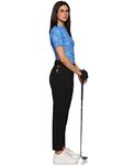 Womens Active Lite Golf Trousers (S - Small, Jet Black)