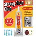 Shoe Glue Sole Repair Adhesive, Evatage Waterproof Shoe Repair Glue Kit with Shoe Fix Glue for Sneakers Boots Leather Handbags Fix Soles Heels Repair