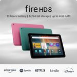 New Amazon Fire HD 8 tablet, 8” HD 