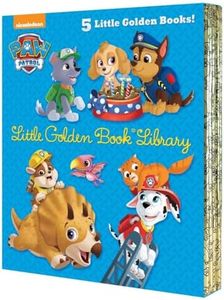 Paw Patrol Little Golden Book Library (Paw Patrol): Itty-Bitty Kitty Rescue; Puppy Birthday!; Pirate Pups; All-Star Pups!; Jurassic Bark!