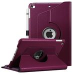 Fintie Rotating Case for iPad Mini 5 2019 / iPad Mini 4-360 Degree Rotating Smart Stand Protective Back Cover, Auto Sleep/Wake Feature for 7.9 iPad Mini 5th Generation, Purple