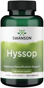 Swanson Hyssop 450 Milligrams 100 Capsules