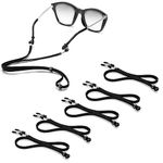 Glasses Strap, 6 Pcs Adjustable Sunglasses Strap for Men Women, Anti-Slip Eyeglass Strap for Most Sunglasses, Eyeglasses