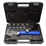 Mastercool 72480 Blue & Silver 37 Double Flaring Hydraulic Tool Kit