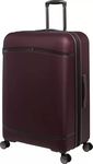 it luggage Quaint Advent 80 Cm Large Abs Hard-Sided 8 Spinner Expandable Luggage Trolley With Wet Pouch And Shoe Pouch (Dark Wine With Black Trim)