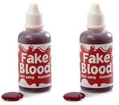 CREZYSKY Fake Blood, Fake Blood for Prank and Hallowin, Create Spooky Party Decorations (Pack of 2)