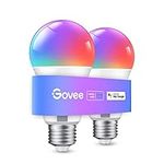 Govee Smart Light Bulbs, WiFi & Bluetooth Color Changing Light Bulbs, Music Sync, 16 Million DIY Colors RGBWW Color Lights Bulb, Work with Alexa, Google Assistant & Govee Home App, 2 Pack