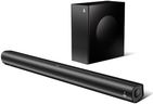 boAt Aavante 2.1 1200, 120W Signature Sound, 2.1 CH w/Wired Subwoofer, BT v5.4, Multiple Ports, EQ Modes & Remote Control, Bluetooth Sound bar, Home Theatre Soundbar Speaker (Premium Black)