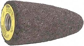 Norton 1" Grinding Cone, 3" Thickness, Aluminum Oxide, 24 Grit, 3/8-24 Arbor Size