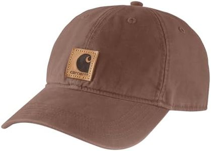 Carhartt Canvas cap Cappellino da Baseball, Marrone, Taglia Unica Unisex-Adulto