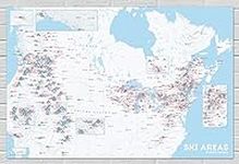 Best Maps Ever North America Ski Re