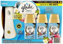 Glade, Automatic Spray Air Freshener 1 Holder + 3 Refills - Aqua Wves - 18.6 Ounce