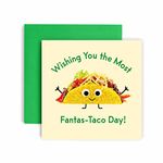 Huxters Birthday Cards for Her- Have A Fantas-Taco Funny Birthday Card for Women Friend - Funny Birthday Day Card for Best Friend Fun Happy Birthday - 14.8cm (Friend)